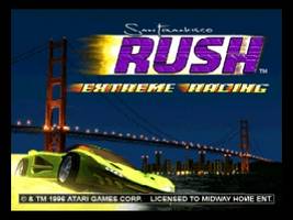 San Francisco Rush - Extreme Racing Title Screen